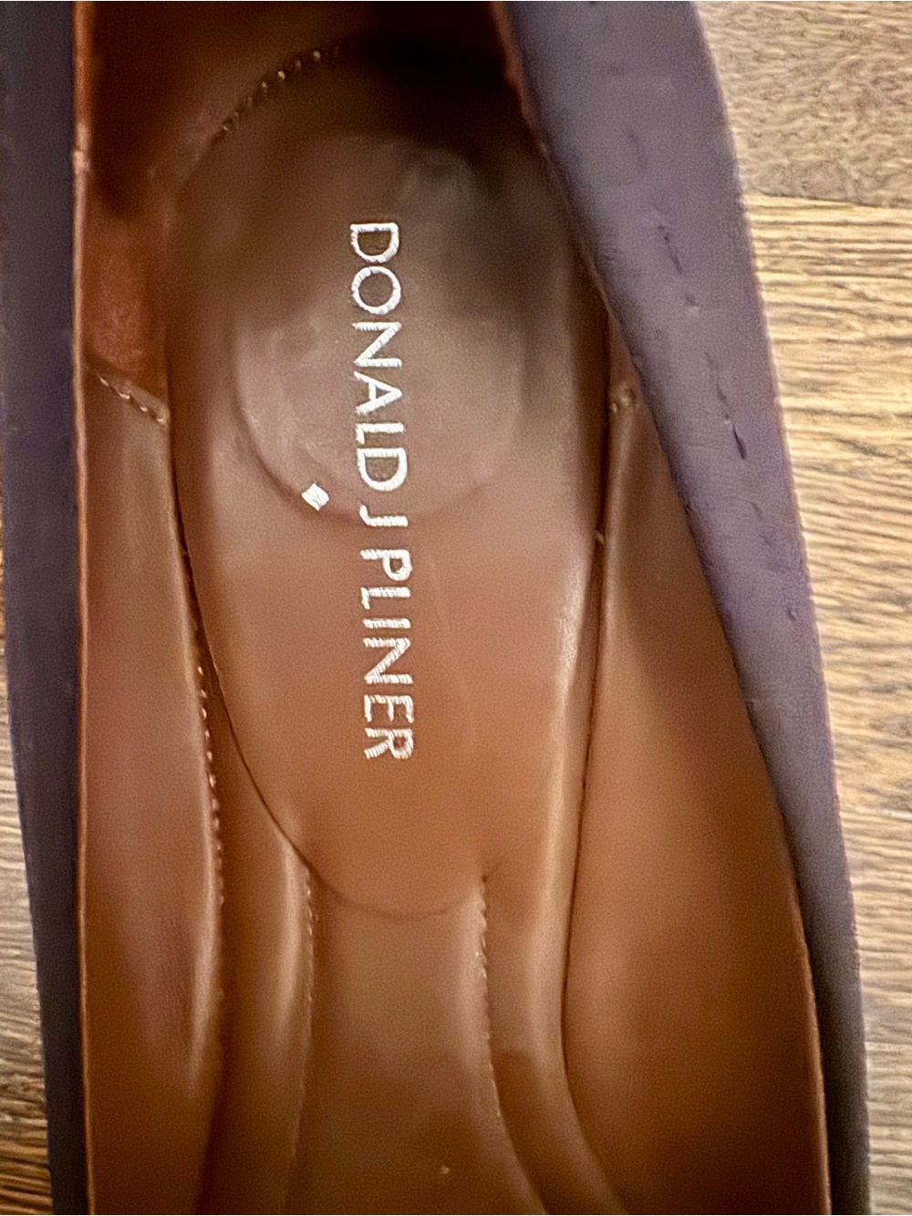 Donald J. Pliner Black Mid Block Heel Pump - Picture 6 of 8
